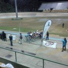 A race start at Repsych's Winter Track Racing Series