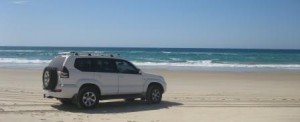 Four wheel driving on Stradbroke Island — Main Beach, Flinders Beach ...